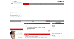 Desktop Screenshot of employees.time-recruitment.com