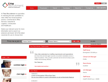 Tablet Screenshot of employees.time-recruitment.com